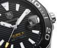 Tag Heuer Aquaracer Automatic Black Dial Silver Steel Strap Watch for Men - WAY211A.BA0928