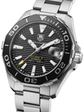 Tag Heuer Aquaracer Automatic Black Dial Silver Steel Strap Watch for Men - WAY211A.BA0928