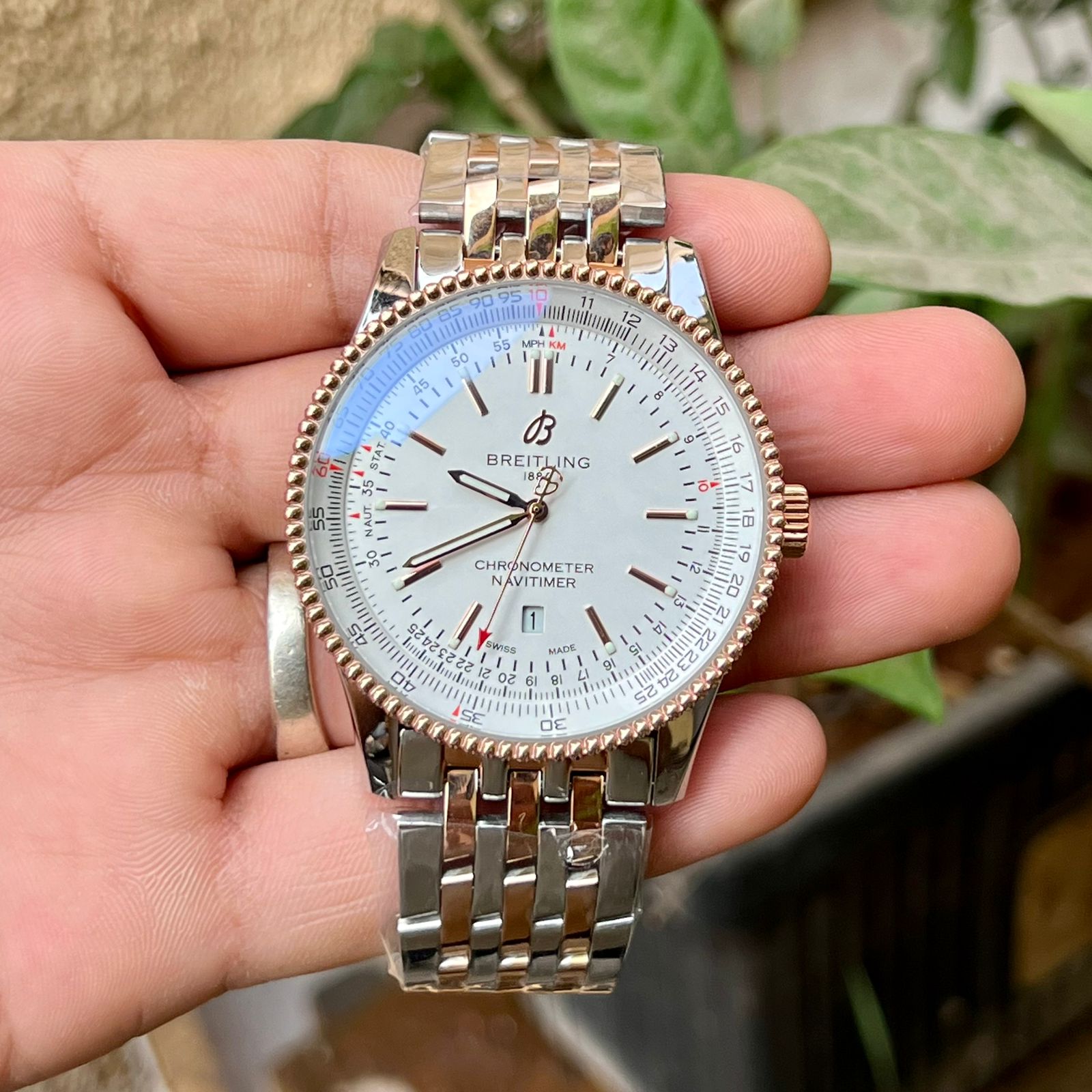 Breitling Navitimer Automatic 38mm Stainless Steel Mens Watch - A17325211G1A1