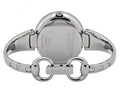 Gucci Guccissima Black Dial Silver Steel Strap Watch For Women - YA134301