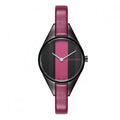 Calvin Klein Rebel Red Black Dial Red Leather Strap Watch for Women - K8P237U1
