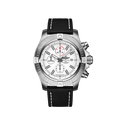 Breitling Super Avenger Chronograph 48 White Dial Black Nylon Strap Watch for Men - A133751A1A1X1