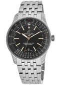 Breitling Navitimer Automatic 41mm Black Dial Silver Steel Strap Watch for Men - A17326241B1A1