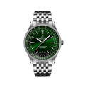 Breitling Navitimer Automatic 41mm Green Dial Silver Steel Strap Watch for Men - A17326361L1A1