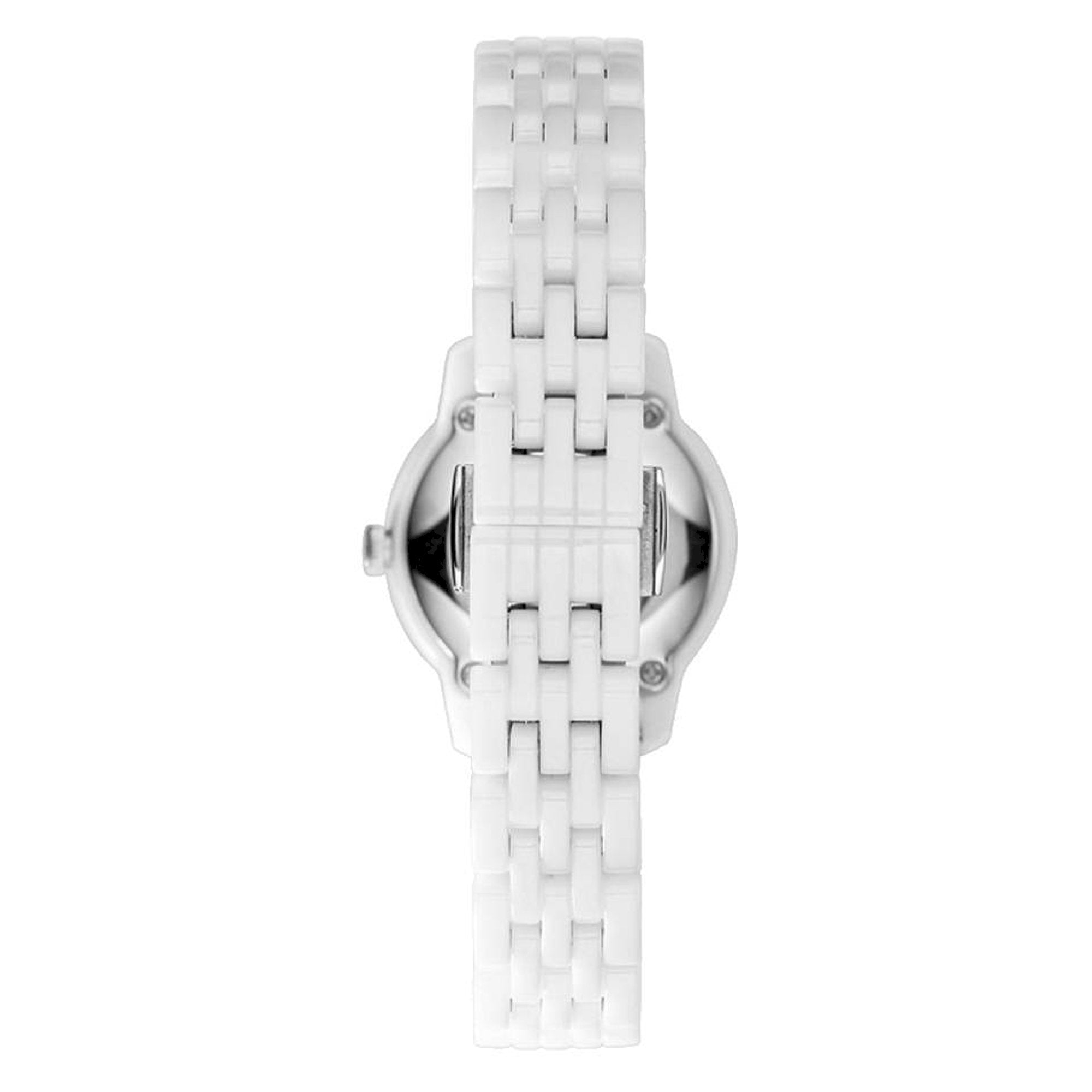 Emporio Armani Ceramic White Dial White Ceramic Bracelet Watch For Women - AR1477