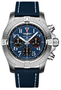 Breitling Avenger B01 Chronograph 45 Blue Dial Blue Nylon Strap Watch for Men - AB01821A1C1X1