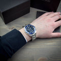 Tag Heuer Aquaracer Blue Dial SIlver Steel Strap Watch for Men - CAY111B.BA0927