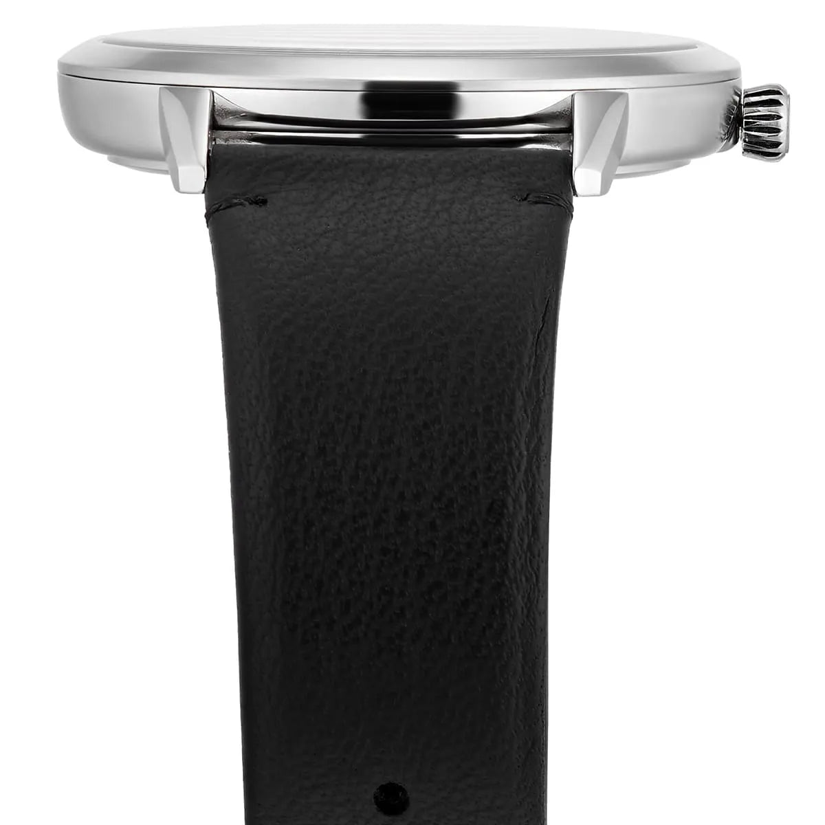 Emporio Armani Ruggero Grey Dial Black Leather Strap Watch for Men  - AR11277