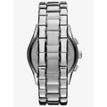 Emporio Armani Classic Blue Dial Silver Steel Strap Watch For Men - AR1635