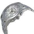 Emporio Armani Velente Chronograph Quartz Silver Dial Silver Steel Strap Watch For Men - AR1702