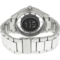 Armani Exchange Hampton Chronograph Black Dial Silver Steel Strap Watch For Men - AX2179