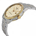 Tissot Luxury Powermatic 80 Gold Dial Silver Steel Strap Watch For Men - T086.407.22.261.00