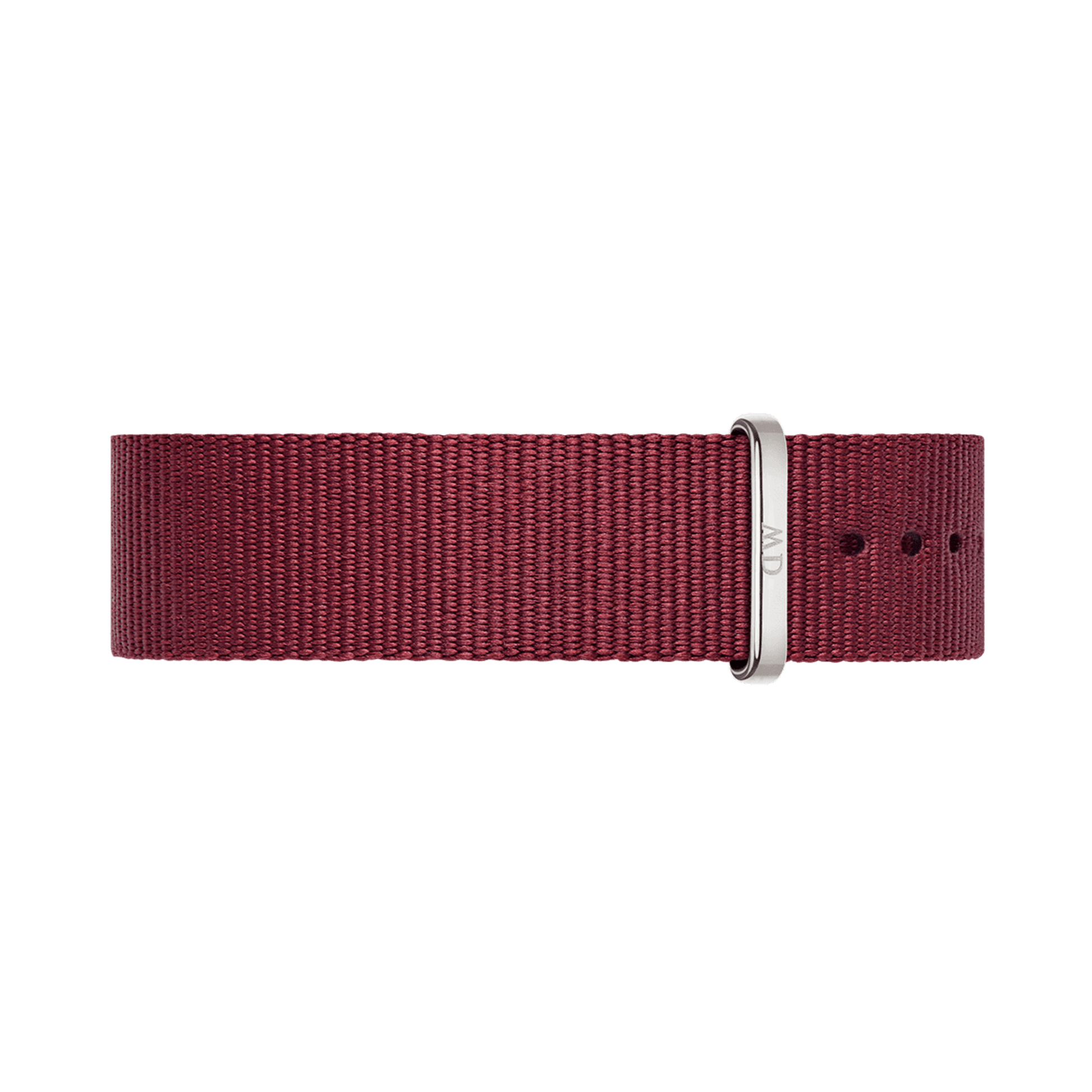 Daniel Wellington Classic Roselyn Black Dial Maroon Nylon Strap Watch For Women - DW00100274