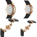 Daniel Wellington Iconic Motion Black Dial Rubber Strap 32mm Watch For Women - DW00100426