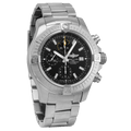 Breitling Avenger Chronograph 45mm Black Dial Silver Steel Strap Watch for Men - A13317101B1A1