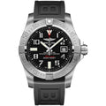 Breitling Avenger II Seawolf Stainless Steel 45mm Black Rubber Strap Mens Watch - A1733110/BC31/153S