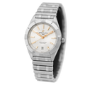 Breitling Chronomat 32 Diamonds White Dial Silver Steel Strap Watch for Women - A77310101A3A1