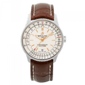 Breitling Navitimer Automatic 41mm Brown Leather Strap Mens Watch - A17326211G1P1