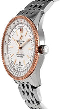 Breitling Navitimer Automatic 41mm White Dial Silver Stainless Steel Mens Watch - U17326211G1A1