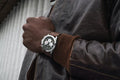 Breitling Super Avi B04 Chronograph GMT 46 Curtiss Warhawk Green Dial Brown Leather Strap Watch for Men - AB04452A1L1X1