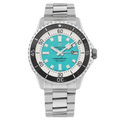Breitling Superocean Automatic 44mm Turquoise Dial Silver Steel Strap Watch for Men - A17376211L2A1