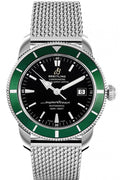 Breitling Superocean Heritage 42mm Chronograph Green Bezel Mens Watch - A1732136