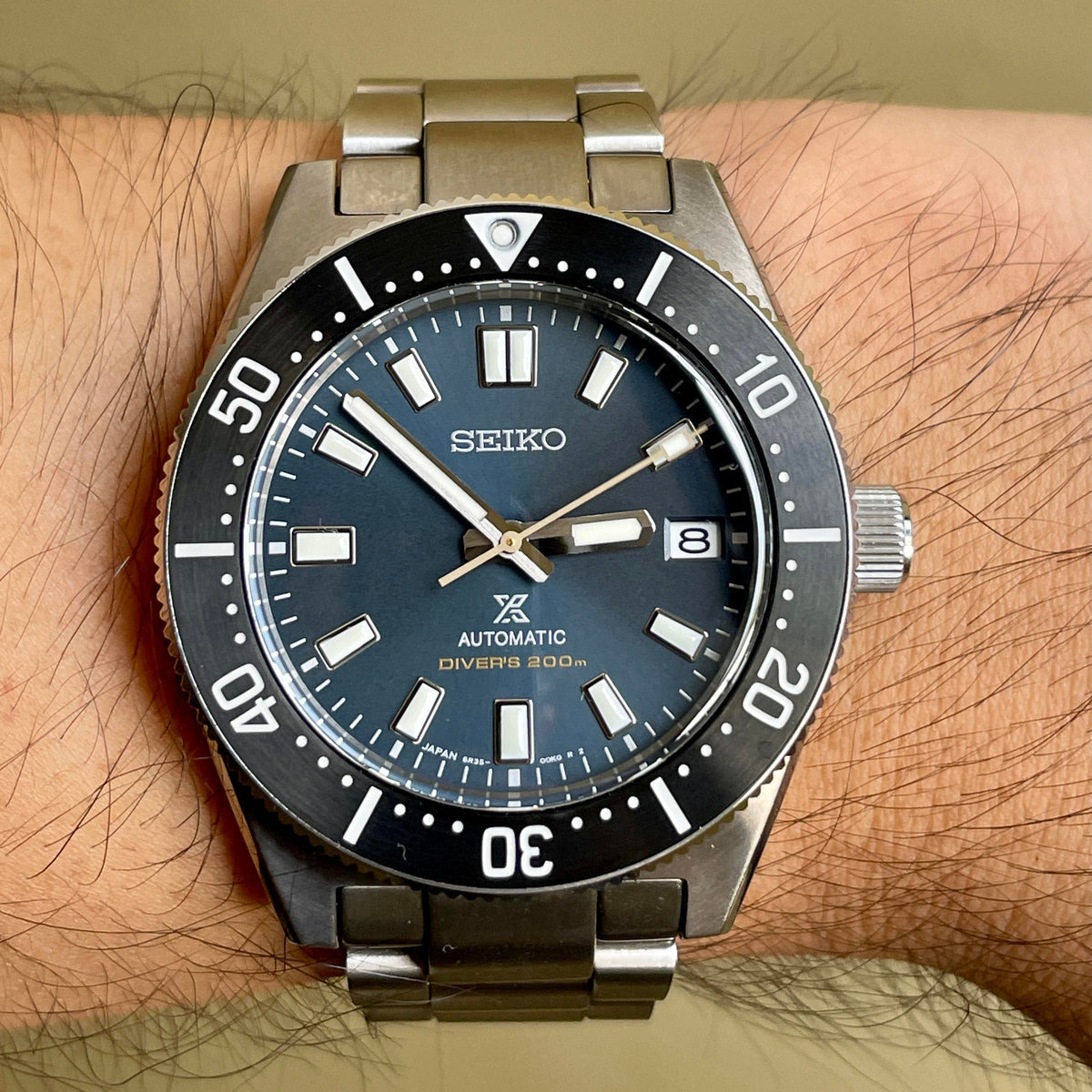 Seiko Prospex Automatic 1965 Dive 55th Anniversary Limited Edtion Blue Dial Silver Steel Strap Watch For Men - SPB149J1