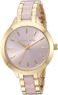 Michael Kors Norie Gold Dial Two Tone Steel Strap Watch for Women - MK3586