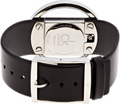 Calvin Klein Glam Transparent Dial Black Leather Strap Watch for Women - K9423107