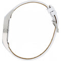 Calvin Klein Rebel White Black Dial White Leather Strap Watch for Women - K8P231L1