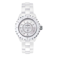 Chanel J12 Diamonds Quartz Ceramic White Dial White Steel Strap Watch for Women - J12 H2422
