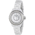 Chanel J12 Diamonds Quartz White Dial White Steel Strap Watch for Women - J12 H2572