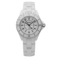 Chanel J12 Ceramic White Dial White Steel Strap Watch for Women - J12 H0968
