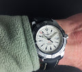 Breitling Colt 44mm Automatic Silver Dial Black Leather Mens Watch - A1731311/G820/428X