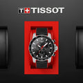 Tissot Supersport Vuelta Special Edition Chrono Black Dial Black Nylon Strap Watch for Men - T125.617.17.051.01