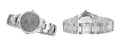 Daniel Wellington Link Grey Dial Silver Steel Strap Watch For Men - DW00100328