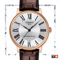 Tissot Carson Premium Lady Silver Dial Brown Leather Strap Watch For Women - T122.210.36.033.00