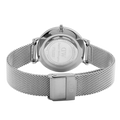 Daniel Wellington Petite Sterling Black Dial Silver Mesh Bracelet Watch For Women - DW00100218