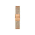 Daniel Wellington Pressed Melrose Emerald Green Rose Gold Mesh Strap Watch For Women - DW00100445