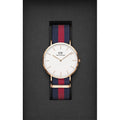 Daniel Wellington Classic Oxford White Dial Two Tone NATO Strap Watch For Men - DW00100001