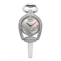 Gucci Horsebit Collection Diamonds Mother of Pearl Dial Silver Steel Strap Watch For Women - YA139505
