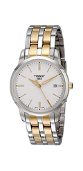 Tissot T Classic Dream White Dial Two Tone Steel Strap Watch for Men - T033.410.22.011.01