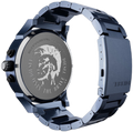 Diesel Daddy 2.0 Chronograph Grey Dial Blue Steel Strap Watch For Men - DZ7414