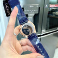 Guess Poseidon Chronograph Blue Dial Blue Silicone Strap Watch For Men - GW0425G3