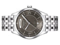Tissot T Classic T One Automatic Grey Dial Silver Steel Strap Watch For Men - T038.430.11.067.00