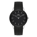 Daniel Wellington Iconic Motion Black Dial Black Rubber Strap Watch For Men - DW00100425