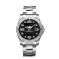 Breitling Aerospace Evo Black Dial Silver Steel Strap Watch for Men - E79363101B1E1