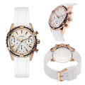 Guess Catalina White Dial White Silicon Strap Watch For Women - W0562L1