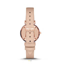Emporio Armani Mother of Pearl Dial Beige Leather Strap Watch For Women - AR11004