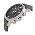 Emporio Armani Luigi Chronograph Quartz Grey Dial Grey Leather Strap Watch For Men - AR1735